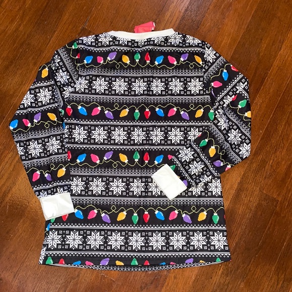 NWT Matching Family Christmas Light Pajama Set Women’s Size Medium - Picture 4 of 8